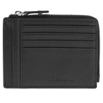 Etui na karty skórzane portfel skóra naturalna czarne