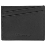 Etui na karty dokumenty skórzane skóra naturalna czarne