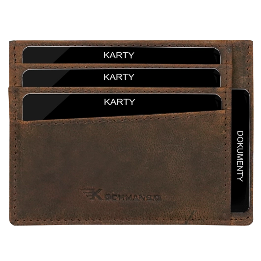 Kochmanski skórzane etui na karty cienkie skóra naturalna brązowe  (6).png