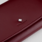 Kochmanski średni portfel damski na zamek skórzany na karty RFID bordowy Ruby 3689 (12).jpg