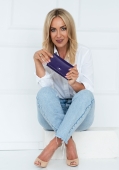 Kochmanski damski portfel skórzany fioletowy duży na karty dokumenty RFID Naomi 3701 (11).jpg