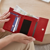 Kochmanski portfel damski na bigiel skórzany czerwony portmonetka RFID 3637 (6).jpg