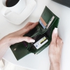 Kochmanski portfel damski na bigiel skórzany zielony portmonetka RFID  3642 (10).JPG