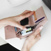 Kochmanski portfel damski na bigiel skórzany beżowy portmonetka RFID  3646 (10).JPG