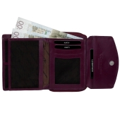 Kochmanski damski portfel śliwkowy skórzany zasuwany na zamek RFID 3659 (7).jpg