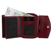 Kochmanski damski portfel bordowy skórzany zasuwany na zamek RFID 3660 (7).jpg