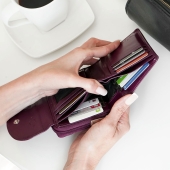 Kochmanski portfel damski skórzany śliwkowy na zamek portmonetka RFID  3669 (10).JPG