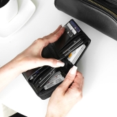 Kochmanski portfel damski średni czarny skórzany na zamek RFID 3708 (10).JPG