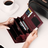 Kochmanski duży damski portfel z dużą ilością kieszeni skórzany bordowy RFID Ruby 3730 (23).JPG